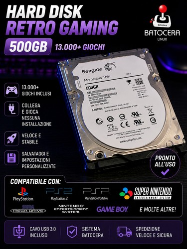 Harddisk retrogaming emulatore - retrogaming,