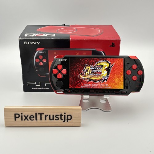 Sony psp 3000 black - red, value