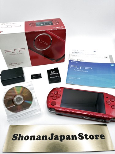 Sony psp 3000 red - psp,
