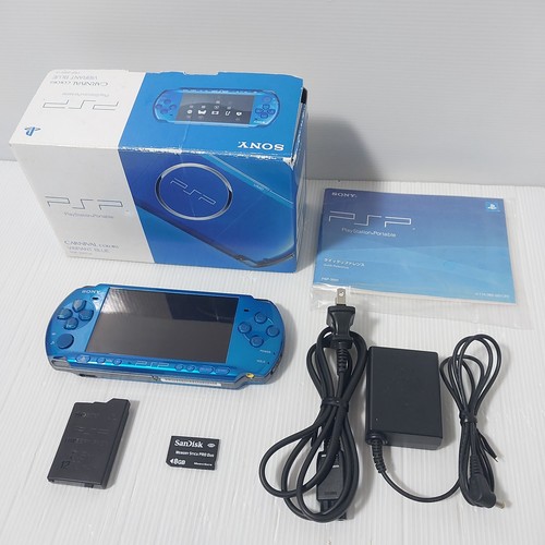 Sony psp 3000 blu - vibrante, con
