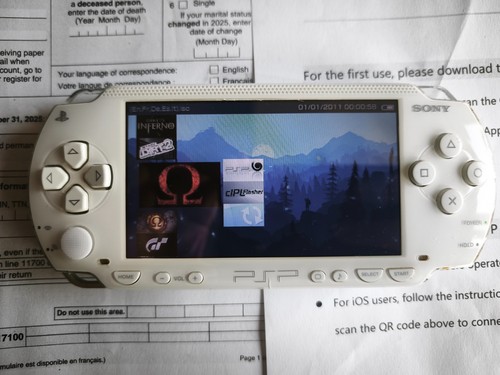 Sony psp bianca ark - 32, gb
